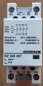 Contacteur modulaire 25A 4NG 230VAC 2MOD, Enlèvement ou Envoi, Neuf, Interrupteur