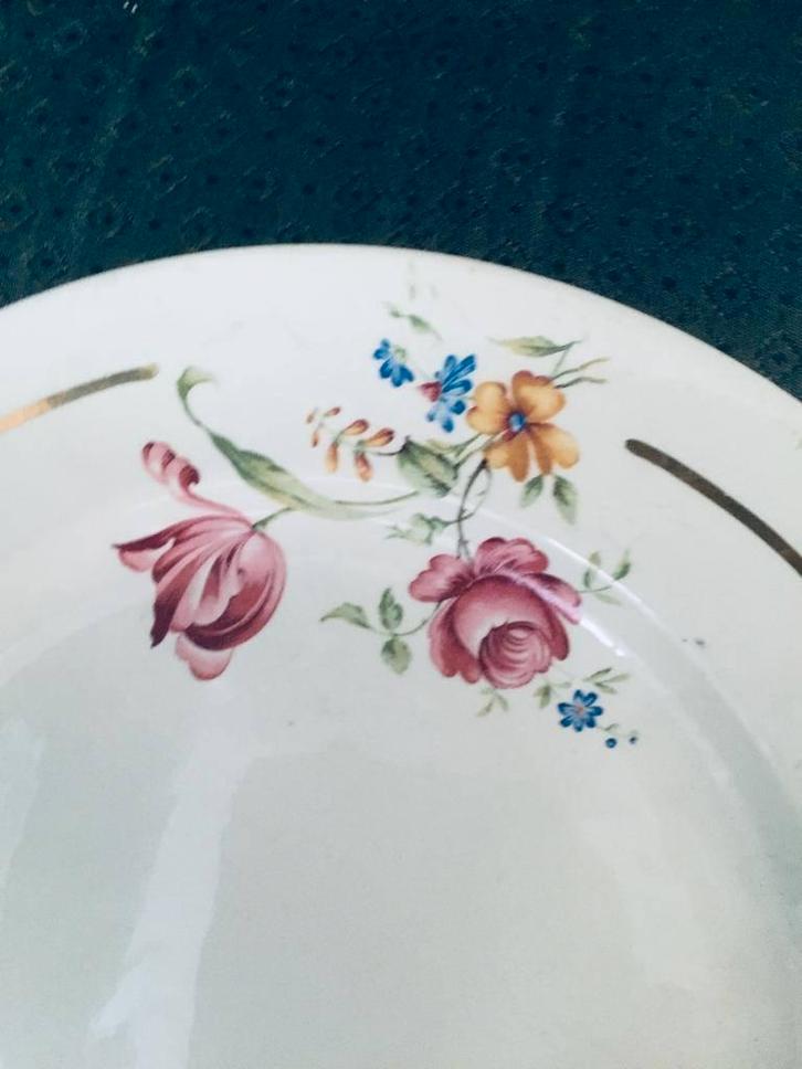 Badonviller / Selency Vintage grote serveerschaal, Antiek en Kunst, Antiek | Servies los, Ophalen