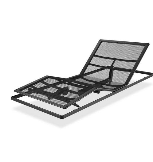 Metalen bedbodem van AUPING, Huis en Inrichting, Slaapkamer | Matrassen en Bedbodems, Zo goed als nieuw, Bedbodem, 90 cm, 200 cm