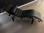 Le Corbusier LC4 chaise longue Replica, zwart leder, Enlèvement, Comme neuf