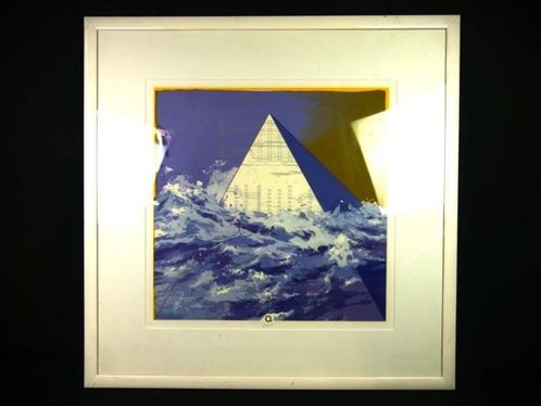 Q abstract werk Martin R. Baeyens, Antiek en Kunst, Kunst | Litho's en Zeefdrukken, Ophalen