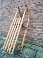 Vintage houten slee Davos Sio jaren 80, Kinderen en Baby's, Ophalen, Gebruikt