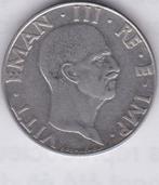 Italiaanse munt: 50 centesimi 1939 XVIII niet-magnetisch, Ophalen of Verzenden, Italië, Losse munt