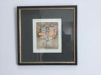 Ingekleurde ets wapenschilden Roeselare Geert Vanallemeersch, Antiek en Kunst, Kunst | Etsen en Gravures, Ophalen of Verzenden