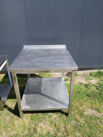 Horeca inox tafels beschikbaar voor biedingen