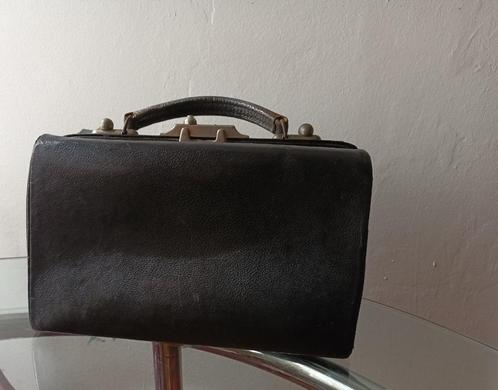 Vintage dokterstasje, Handtassen en Accessoires, Tassen | Reistassen en Weekendtassen, Gebruikt, Zwart, Minder dan 40 cm, Minder dan 20 cm