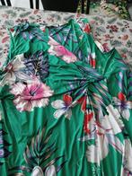 Groen bloemenkleed M48 OPEN END, Verzenden, OPEN END, Jurk, Zo goed als nieuw