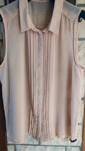 oud roze blouse in fijne stof beschikbaar voor biedingen