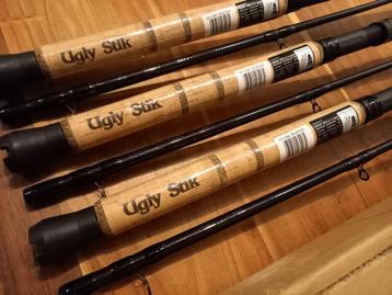 Partij van 10x Ugly Stik trolling hengels (3 varianten)  beschikbaar voor biedingen