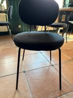 Stoelen in zwarte teddy stof, Huis en Inrichting, Stoelen, Ophalen, Zo goed als nieuw, Stof