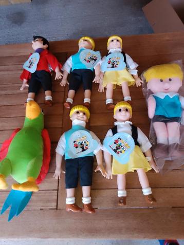 Vintage lot poppen figuren Jommeke, Ophalen