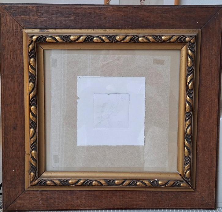 houten lijst, Maison & Meubles, Accessoires pour la Maison | Cadres, 50 à 75 cm, Bois, Enlèvement