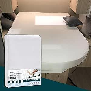 Queensbed molton waterdichte matrasbeschermer, Caravans en Kamperen, Caravanaccessoires