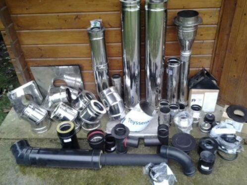 Roestvrijstalen buizen, steunbuizen, Doe-het-zelf en Bouw, Buizen en Afvoer, Nieuw, Rechte buis, Inox, 6 meter of meer, 80 mm of meer