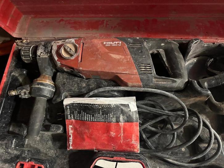 diamantboormachine nat en droog Hilti incl statief, Bricolage & Construction, Outillage | Foreuses, Utilisé, Perceuse, 600 watts ou plus