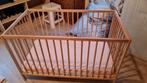 houten kinderbedje  125 x 65 cm + 2 matrasjes, Kinderen en Baby's, Ophalen of Verzenden