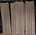 voile gordijnen met looddraad, 150 tot 200 cm, Wit, Zo goed als nieuw, Ophalen