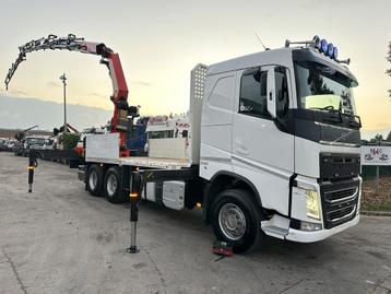 Volvo FH 500 6x4 + (32m!) CRANE PALFINGER PK50002-EH F (7x)  disponible aux enchères