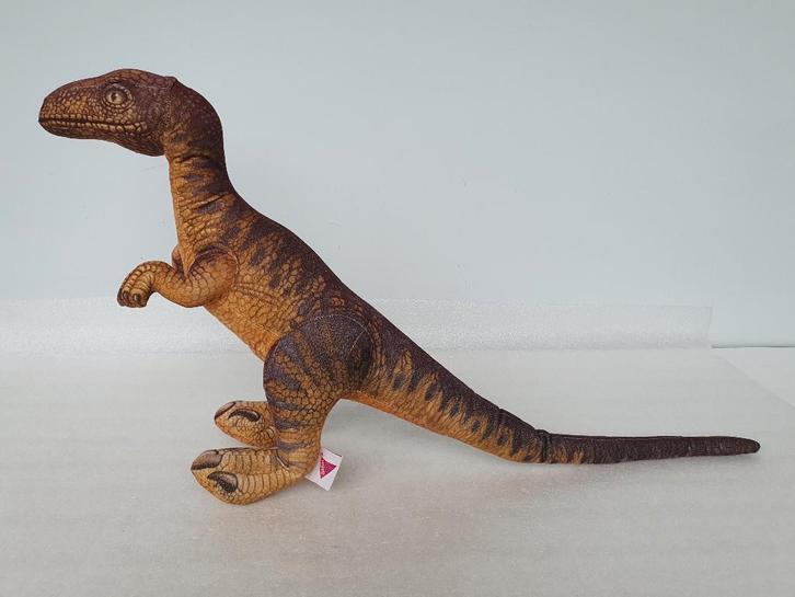 Jurassic Park: knuffel Velociraptor (Dakin, Amblin, 1992), Kinderen en Baby's, Speelgoed | Knuffels en Pluche, Gebruikt, Ophalen of Verzenden