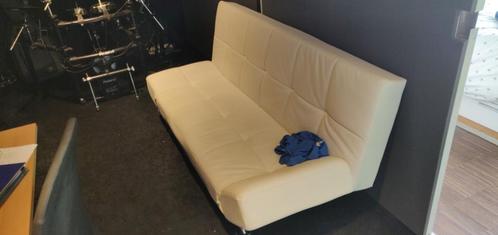 zetel / zetelbed wit (met hoes), Huis en Inrichting, Zetels | Zetels, Gebruikt, Rechte bank, Tweepersoons, 150 tot 200 cm, 75 tot 100 cm