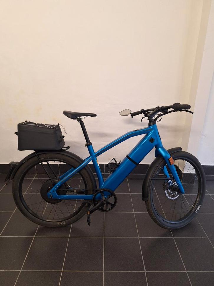 Stromer ST2 Large (5717km), incl trunk bag en helm, Vélos & Vélomoteurs, Vélos électriques, Stromer, Enlèvement
