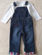 Ensemble t-shirt + salopette en jeans - T 18mois - Obaïbi, Ophalen, Zo goed als nieuw, Setje, Jongetje