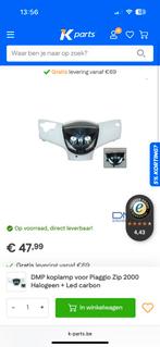 koplamp voor Piaggio Zip 2000 Halogeen + Led carbon, Ophalen, Nieuw, Koplamp, Piaggio