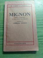 mignon opéra comique, Antiquités & Art, Enlèvement ou Envoi