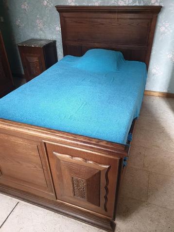 Vintage Bed Twijfelaar 120 cm beschikbaar voor biedingen