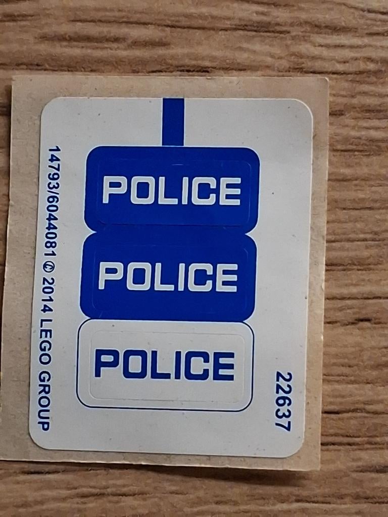 Autocollants Lego Police, Envoi, Lego