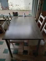 4 houten witte stoelen, Ophalen