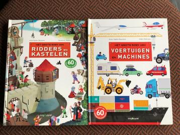 2 prentenboeken met 60 bewegende elementen beschikbaar voor biedingen