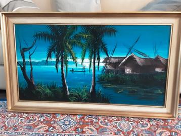 Congolese schilderij beschikbaar voor biedingen
