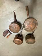 Poillons et chaudron en cuivre, Antiquités & Art