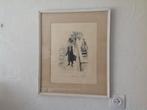 kader pentekening Jean-Pierre De Vynck, Antiek en Kunst, Kunst | Tekeningen en Fotografie, Ophalen