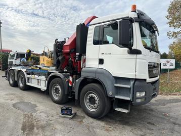 MAN TGS 35.400 8x4 CRANE HMF 4020 K8 + WINCH - ROTATOR - 5/6