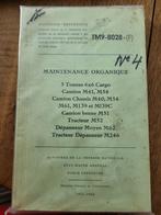 Onderhoudshandleiding voor militaire voertuigen, Ophalen of Verzenden, Landmacht, Boek of Tijdschrift