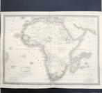 Kaart van Afrika, gedateerd 1840, Verzamelen, Foto's en Prenten, Gebruikt, Ophalen of Verzenden, Voor 1940, Prent