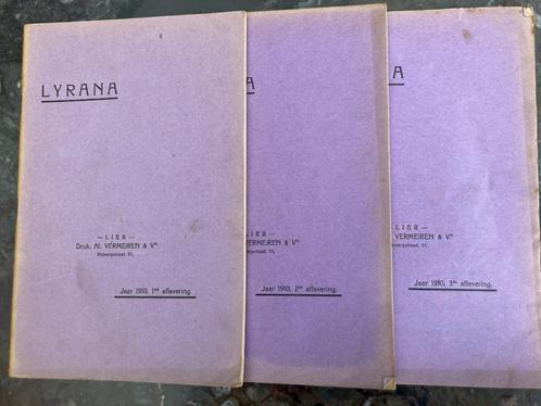 Lier - Lyrana - 1910 (2de jg.), volledig - ZELDZAAM, Boeken, Geschiedenis | Nationaal, Verzenden