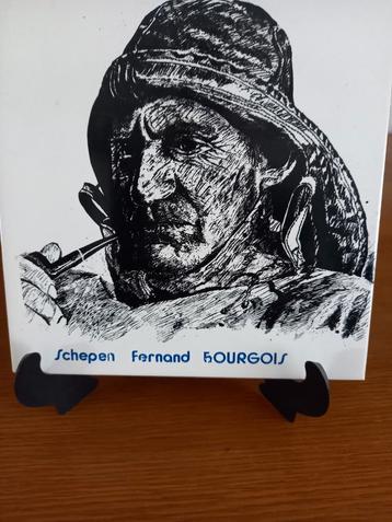 Plaque Schepen Fernand Bourgeois. beschikbaar voor biedingen