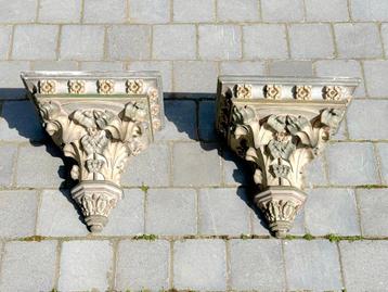 2x Support statue mural - Ancienne Eglise beschikbaar voor biedingen