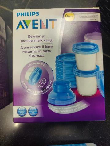 Bocaux à lait maternel Avent, Enlèvement ou Envoi, Utilisé