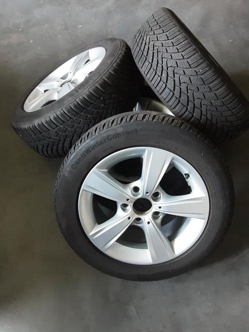 BMW 16 inch winterbanden op velg, Auto-onderdelen, Banden en Velgen, Banden en Velgen, Winterbanden, 16 inch, 205 mm, Personenwagen