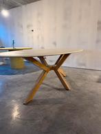 Handgemaakte Mortex Tafel, Wit- Nieuw!, Huis en Inrichting, Ophalen, Nieuw, Vijf personen of meer