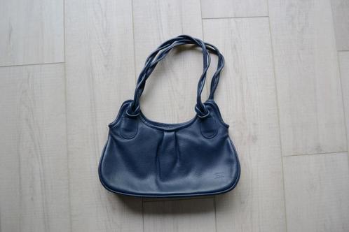 Sac à main en cuir bleu foncé Crinkles, Bijoux, Sacs & Beauté, Sacs | Sacs Femme, Comme neuf, Sac à main, Bleu, Enlèvement ou Envoi