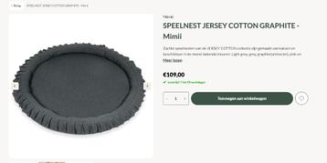 Speelkleed Mimii donker grijs beschikbaar voor biedingen