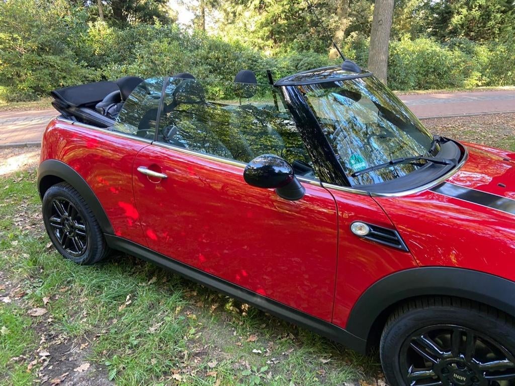 MINI COOPER 1.6 CABRIO R57 bj. 2014 orig. 18451km NIEUWSTAAT, Zwart, 4 cilinders, Cabriolet, 1600 cc