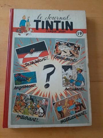 Journée Tintin : Recueil 19 de 1952 beschikbaar voor biedingen