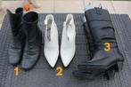 Dames hakken/laarzen maat 36 en 37, Ophalen of Verzenden, Gedragen, Wit, Schoenen met lage hakken
