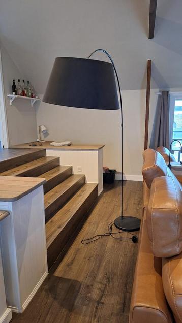 Lampe à arc noire moderne, Enlèvement, Tissus
